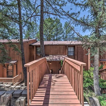 Forested Ruidoso Condo With Deck And Fireplace! Buitenkant foto