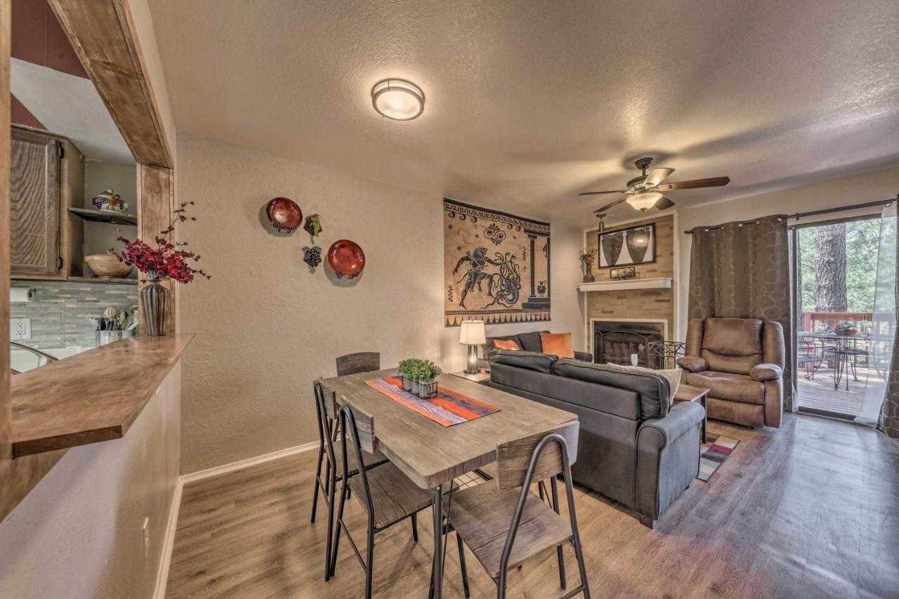 Forested Ruidoso Condo With Deck And Fireplace! Buitenkant foto