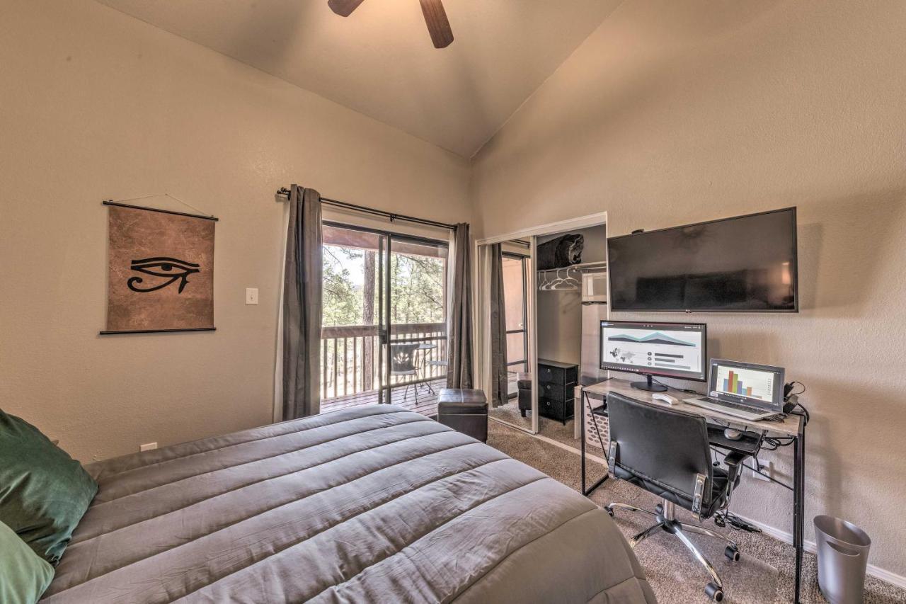 Forested Ruidoso Condo With Deck And Fireplace! Buitenkant foto