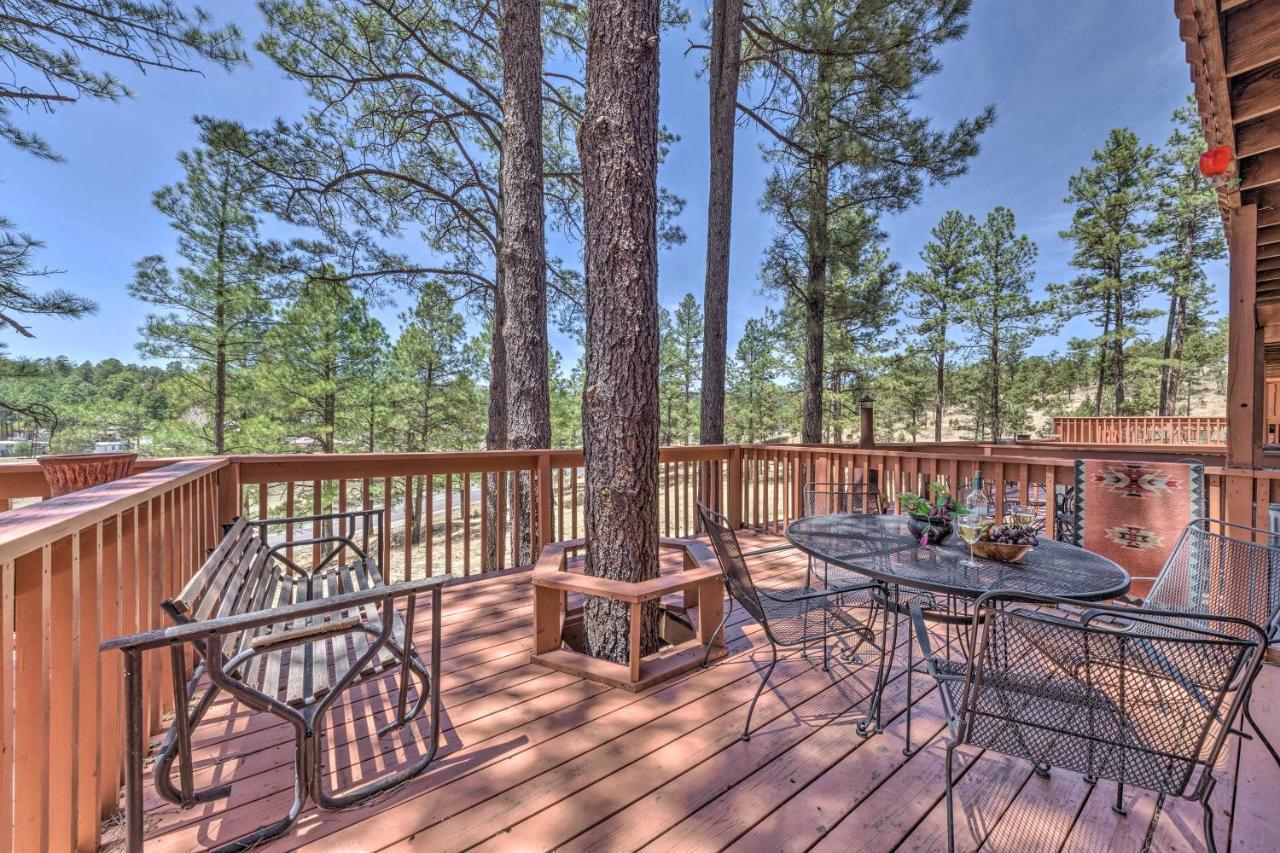 Forested Ruidoso Condo With Deck And Fireplace! Buitenkant foto
