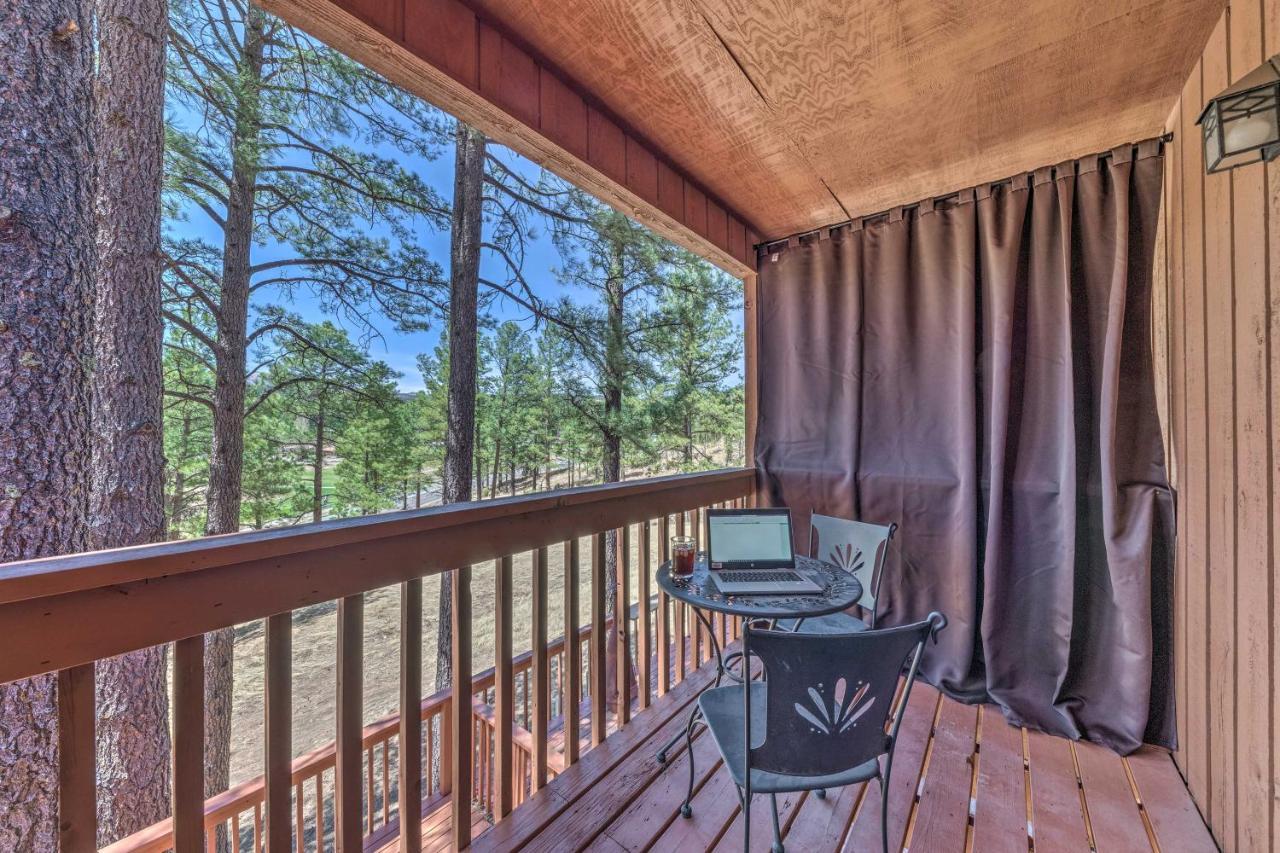 Forested Ruidoso Condo With Deck And Fireplace! Buitenkant foto